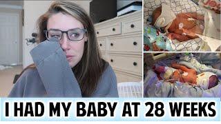 I WENT INTO LABOR AT 27 WEEKS PREGNANT  MY PRETERM LABOR  NICU BIRTH STORY