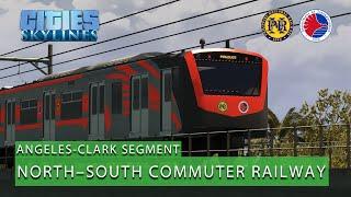 PNR NSCR Angeles-Clark segment  Cities Skylines 1 - Philippine Railways 4K