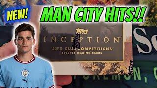 2022-23 Topps UEFA Club Competitions Inception Hobby Box Rip MAN CITY HITS 