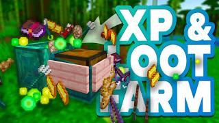 EASIEST XP FARM 1.21 MINECRAFT BEDROCK  XP & Loot Farm  MCPE PS4 Xbox Switch Windows 10 