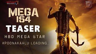 #Mega154 Movie Teaser  MegaStar Chiranjeevi  Bobby  DSP  #Chiru154 Teaser #PoonakaaluLoading