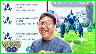 1 in 8000 CHANCE 20 Necrozma Raids in Pokemon GO - Sendai Go Fest 2024
