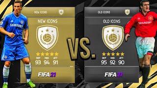 NEW Icons vs. OLD Icons - FIFA 21 Career Mode