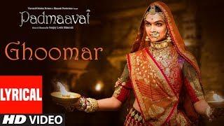 Padmaavat  Ghoomar Song Lyrics  Deepika Padukone  Shahid Kapoor  Ranveer Singh