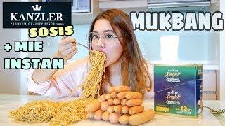 MUKBANG 20 SOSIS KANZLER SINGLES + 5 BUNGKUS MIE INSTAN