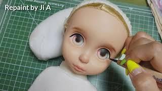 Disney Baby doll Rapunzel Repaint