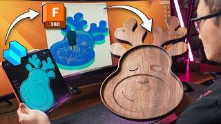 DESIGN & MAKE in Shapr3D and Fusion 360  CAD CAM Tutorial for CNC