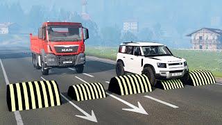 Cars vs Weird Speed Bumps ▶️ BeamNG Drive