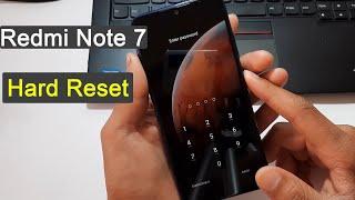 Redmi Note 7 Hard Reset Unlock Passowrd طريقة إعادة ضبط المصنع بعد نسيان قفل الشاشة.