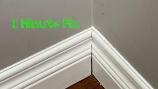 How To Permanently Fix Baseboards Cracks