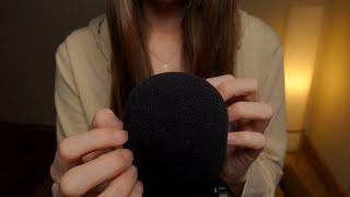 ASMR  8 Hours Slow Mic Scratching and soft blowing for Sleep Rain Sounds  No Talking