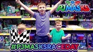 PJ Masks -  PJ Masks Race Day at Smyths Toys with Splat Kids TV