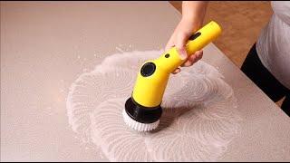 Electric Spin Scrubber Review  Cordless Cleaning Brush with 4 Brush Heads Adjustable Handle