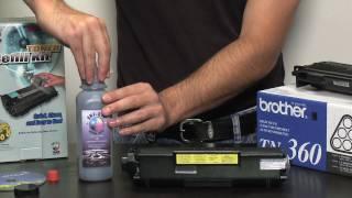 Toner Refill Kit for Brother - how to refill Brother toner cartridges using toner refills