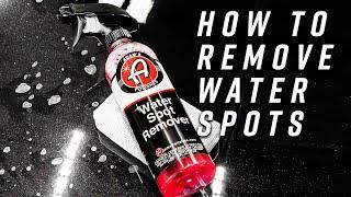 Remove Water Spots From Glass And Paint Easily And Effectively  Adams Polishes Water Spot Remover