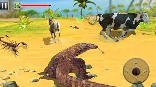 Best Dino & Animal Games - Komodo Dragon Simulator Game Android Gameplay