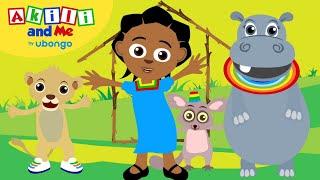 Count from 1 to 15 with Sticks  Numbers & Shapes with Akili and Me  African Educational Cartoons