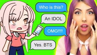 Accidentally Chatted the Wrong Number and its an Idols Number? Gacha Life Mini Movie