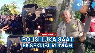 Eksekusi 21 Rumah di Pinrang Ricuh Warga Lempari Polisi Batu