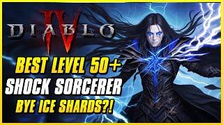 NEW BEST SORCERER BUILD FOR WT4  Diablo 4 Shock Sorc Guide  Level 50-80 Endgame