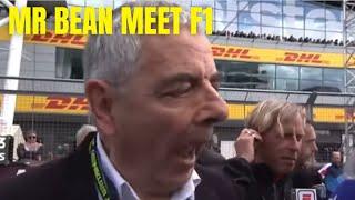 Rowan Atkinson Mr Bean making fun the way Martin Brundle speak and he doesnt even know it