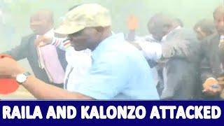 Breaking Kalonzo Run for their lives after Goons attacked  Azimio presser live on TV