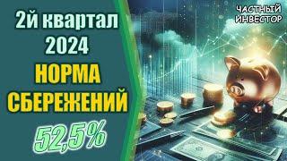 Норма сбережений за 2й квартал 2024 год  Ежемесячные доходы и расходы по категориям