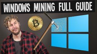 How to Install and Set Up WINDOWS for MINING All Settings