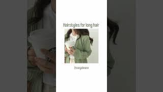 Hairstyles for long hair tutorial #aesthetic #helps #cutehairstyle #hairstyles #tutorials