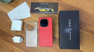 iQOO 12 Desert Red UNBOXING & First Look Special Edition Snapdragon 8 Gen 3 Phone