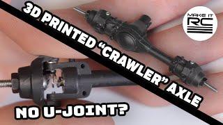 DIY 3D Printed Micro RC Steer Axle Built with Springs Glue and Dreams  But Will it Actually Work?