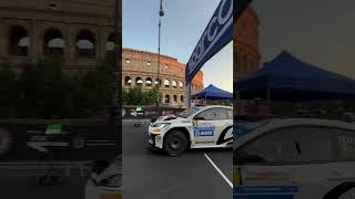 Basso Launch Control at Colosseum  ERC Rally di Roma Capitale 2024