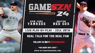 GameSZN Live New York Yankees @ Boston Red Sox - Rodon vs. Houck - 0728