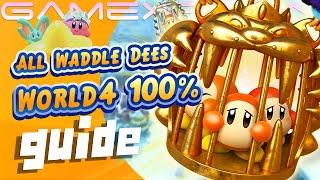 All Waddle Dee Locations World 4 Winter Horns - Kirby and the Forgotten Land 100% Guide