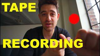 Tape Recording Tactics  How to Record to Analog Tape  Tascam 388 Techniques