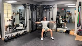 Seated cable chest fly