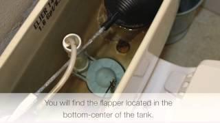 How to Test for and Fix a Leaky Toilet Flapper