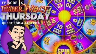 TIMBER WOLF THURSDAY  EP 16 QUEST FOR A JACKPOT TIMBER WOLF LEGENDS Aristocrat Gaming
