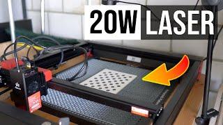 20w Dioden Laser - AlgoLaser Alpha MK2 Test deutsch