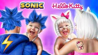 Ailem Hello Kitty ve Sonic