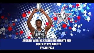 Andrew Wiggins Best Career Highlights  Rolex By Ayo and Teo  HD