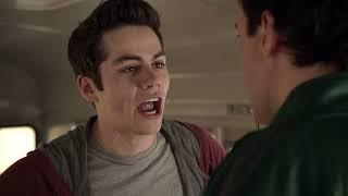 Teen Wolf 3x05 Stiles bus scene