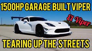 Riding in an INSANE 1500hp Twin Turbo Gen 5 Viper Calvo Sequential trans & Motec. Racing and Pulls