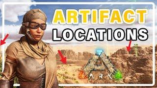 How to find the Artifact Caves on Scorched Earth Map  ASA ► Ark Survival Ascended