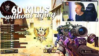 MY #1 BEST GAME on BO4... 60 KILLSTREAK