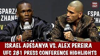 UFC 281 Israel Adesanya & Alex Pereira Press Conference Highlights