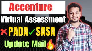 Accenture PADA Virtual Assessment Mail  Accenture Next Phase  Accenture SASA  PADA Update