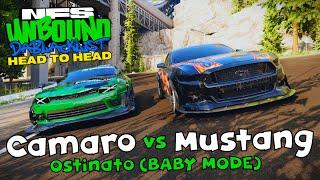 DaBlacklist 15 - Chevy Camaro VS Ford Mustang GT on Ostinato BABY MODE  Need for Speed Unbound