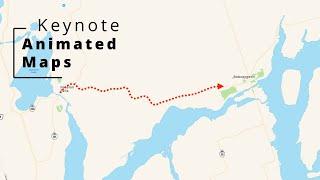 Animated Travel Maps in Keynote. How I do it.