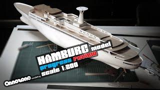 DIY Hamburg ship model making